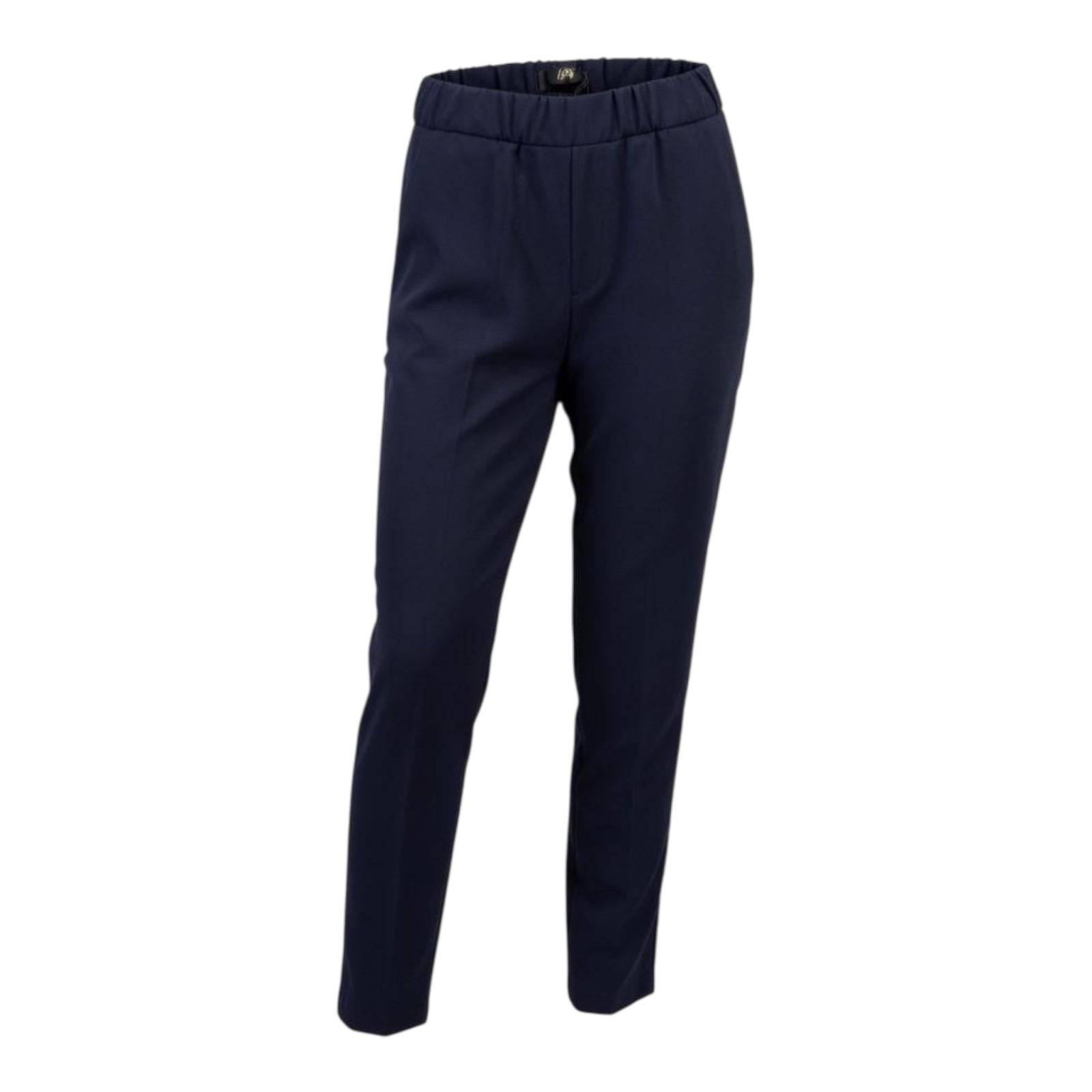 Griffai pantalone Strech da donna con coulisse DGP7932 blu