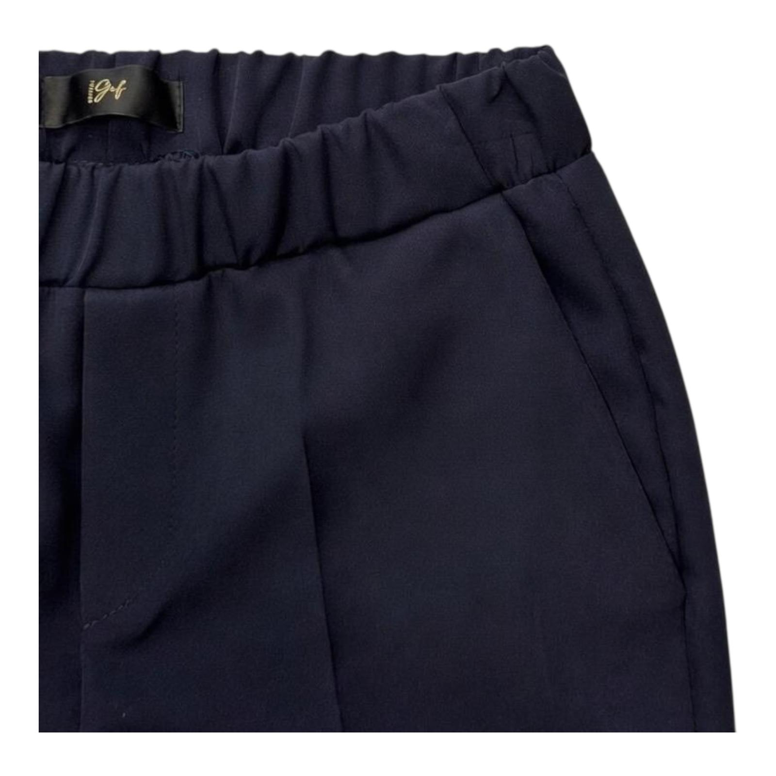 Griffai pantalone Strech da donna con coulisse DGP7932 blu