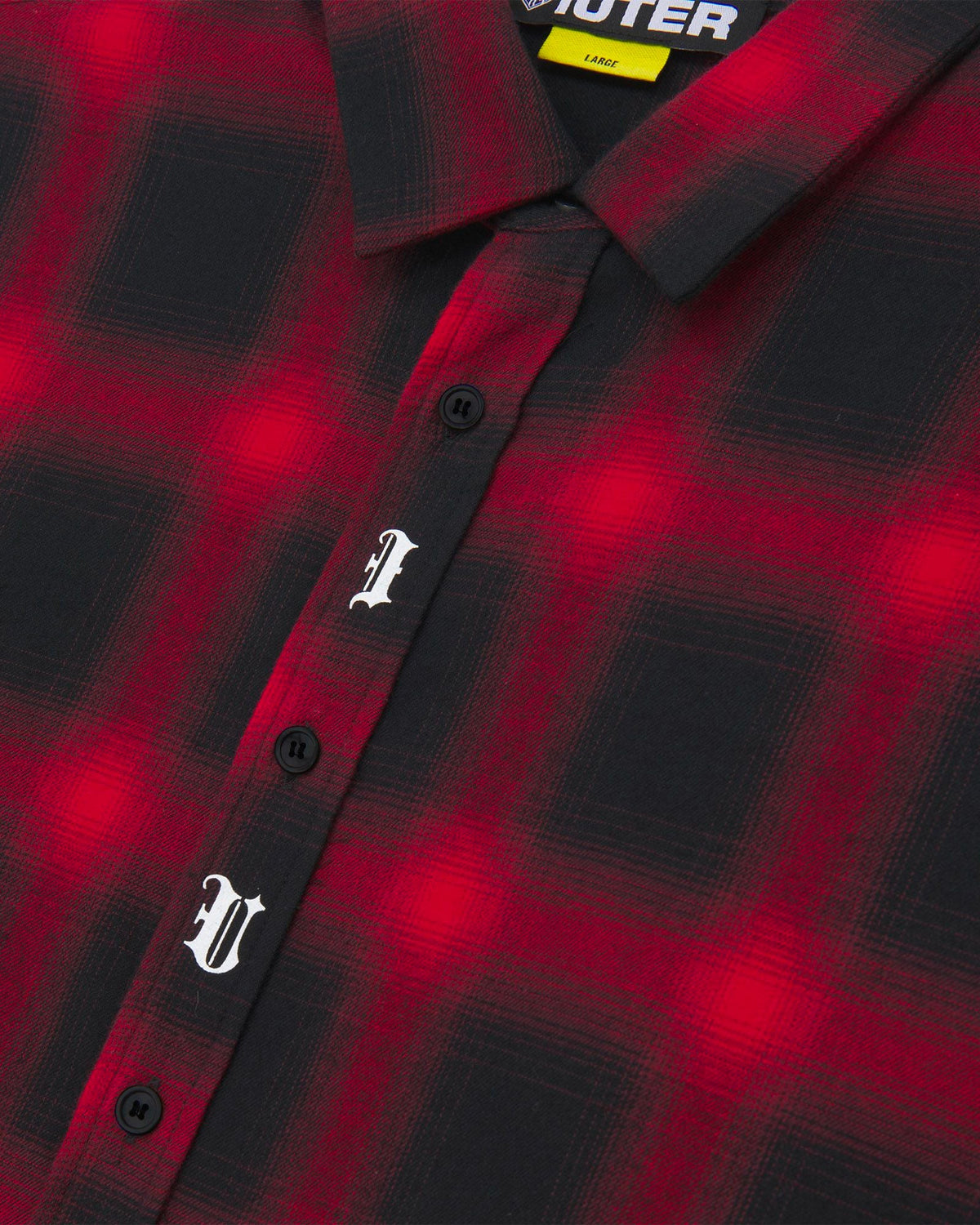 Camicia Fallen Love Checked Rossa