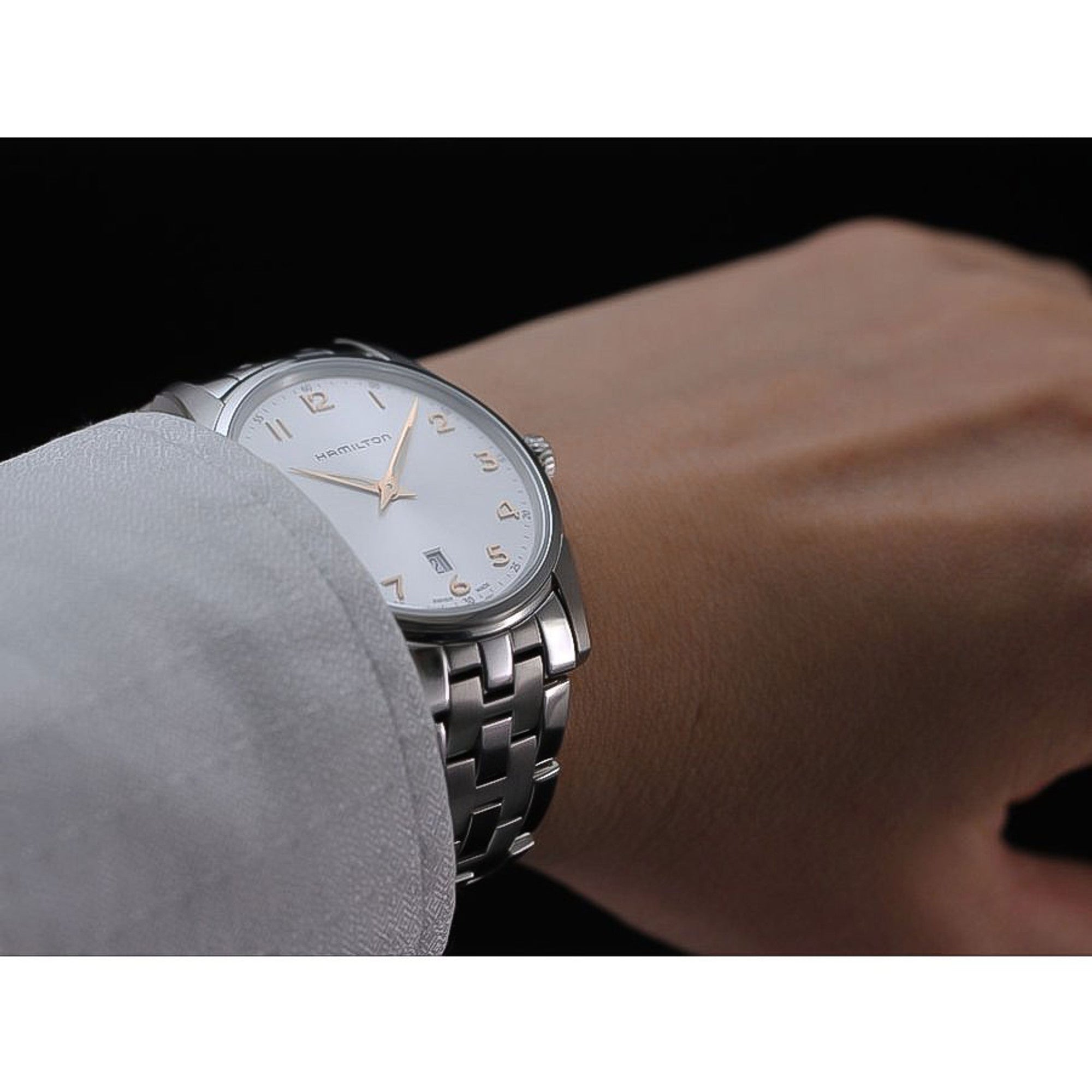 Hamilton Jazzmaster H38511143 – movimento swiss made al quarzo con data