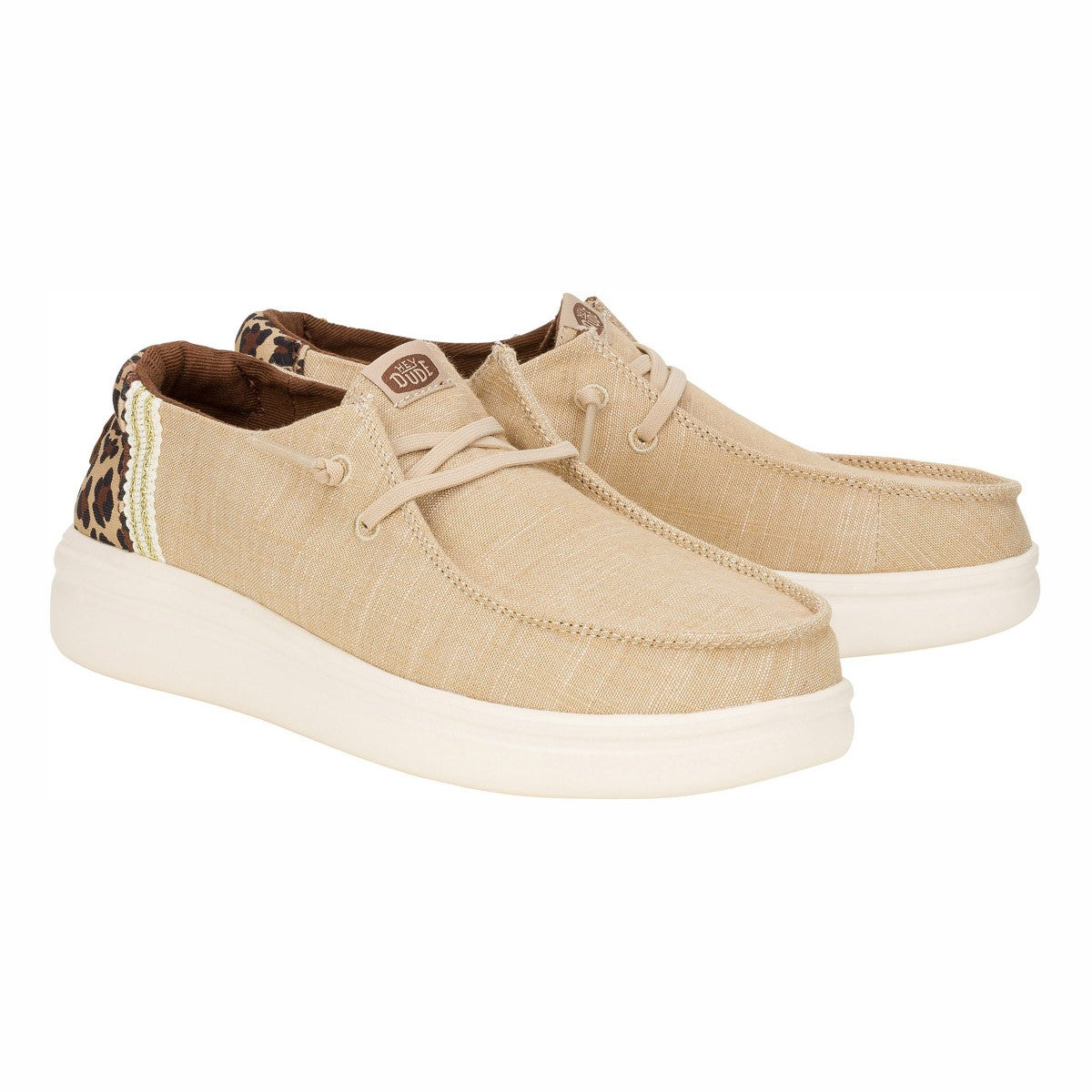 Hey Dude Wendy rise animal Beige