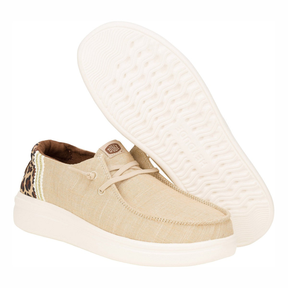 Hey Dude Wendy rise animal Beige