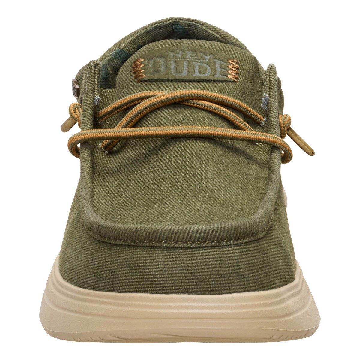Hey Dude Wally Comf Worn Twill burnt olive- cachi