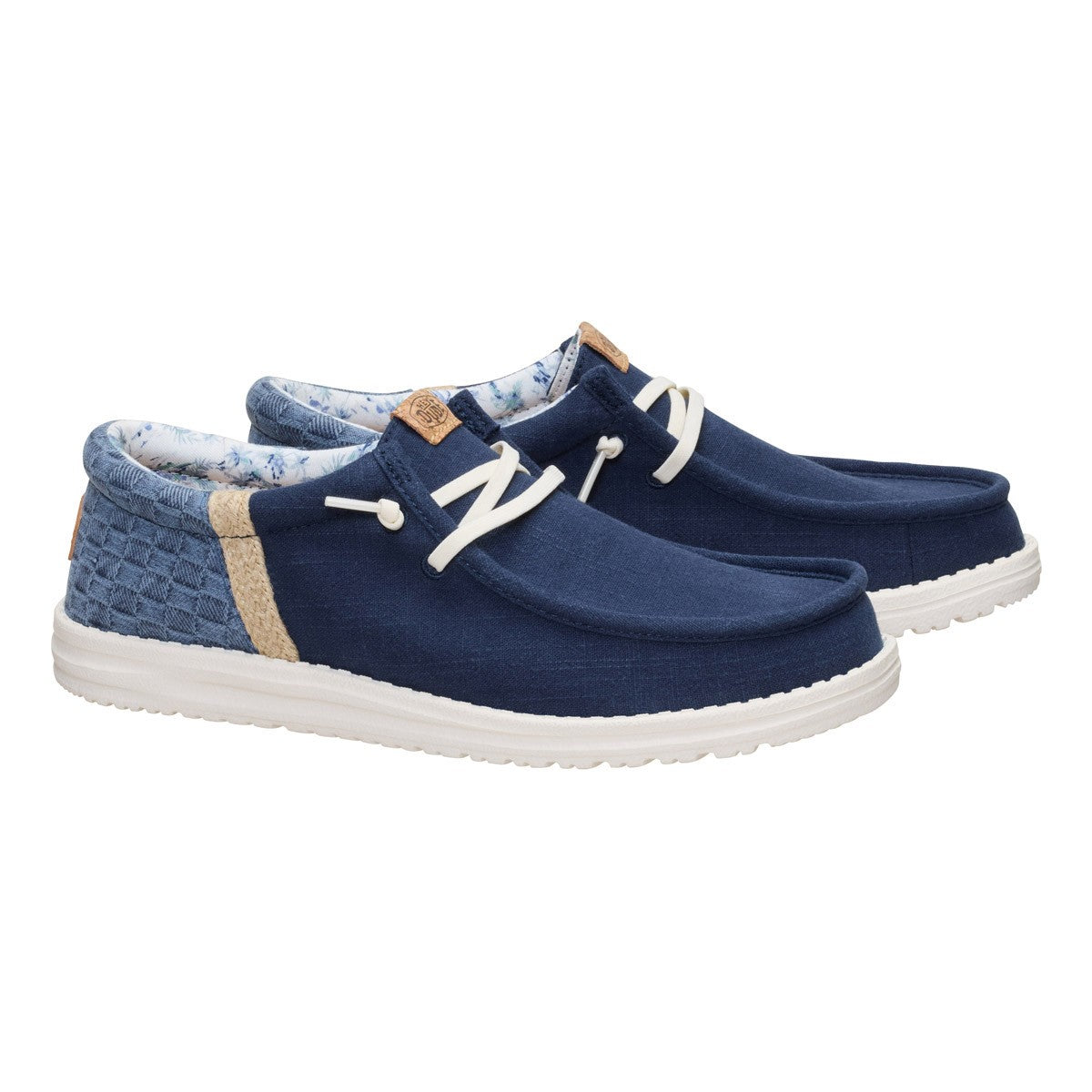 Hey Dude navy blazer multi Wally funk summer stitch