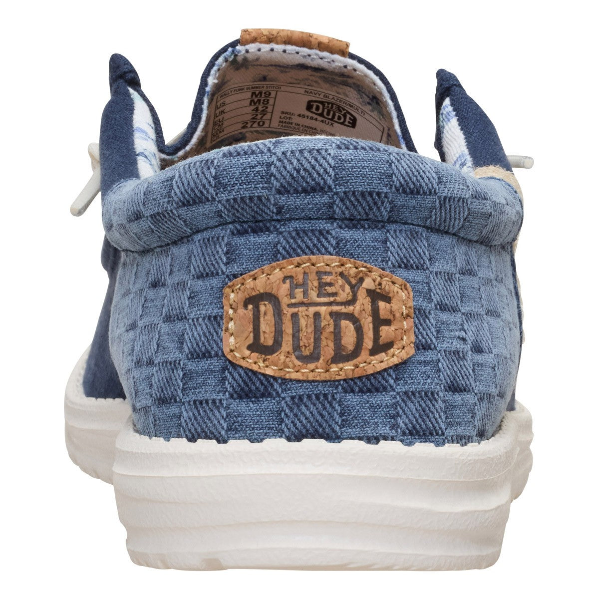 Hey Dude navy blazer multi Wally funk summer stitch