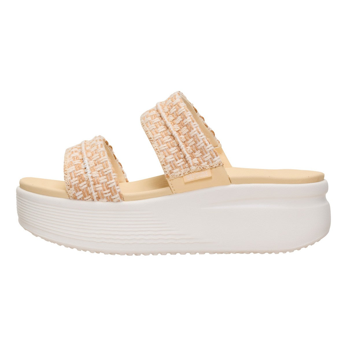 Hey Dude Austin slide woven  Beige Bianco