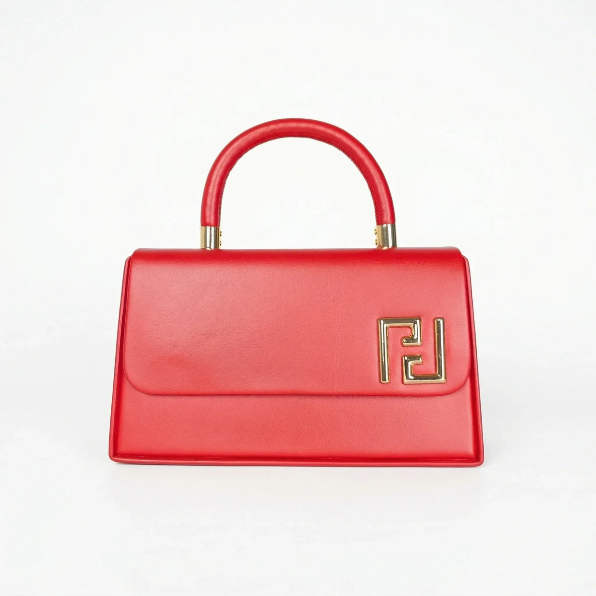 Herisson Firenze Mini Satchel con Top Handle in Ecopelle e Hardware Oro