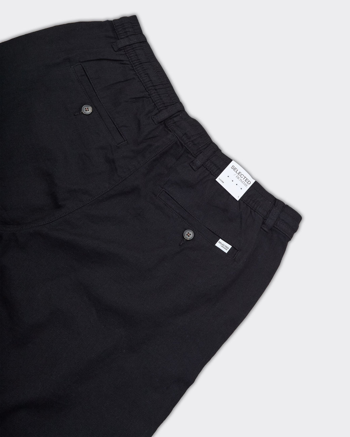 Pantalone Brody Loose Linen Nero