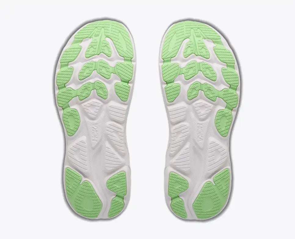 Hoka Clifton 11 Scarpa Running Donna Bianco Giallo Neon - 1176573-FYZ