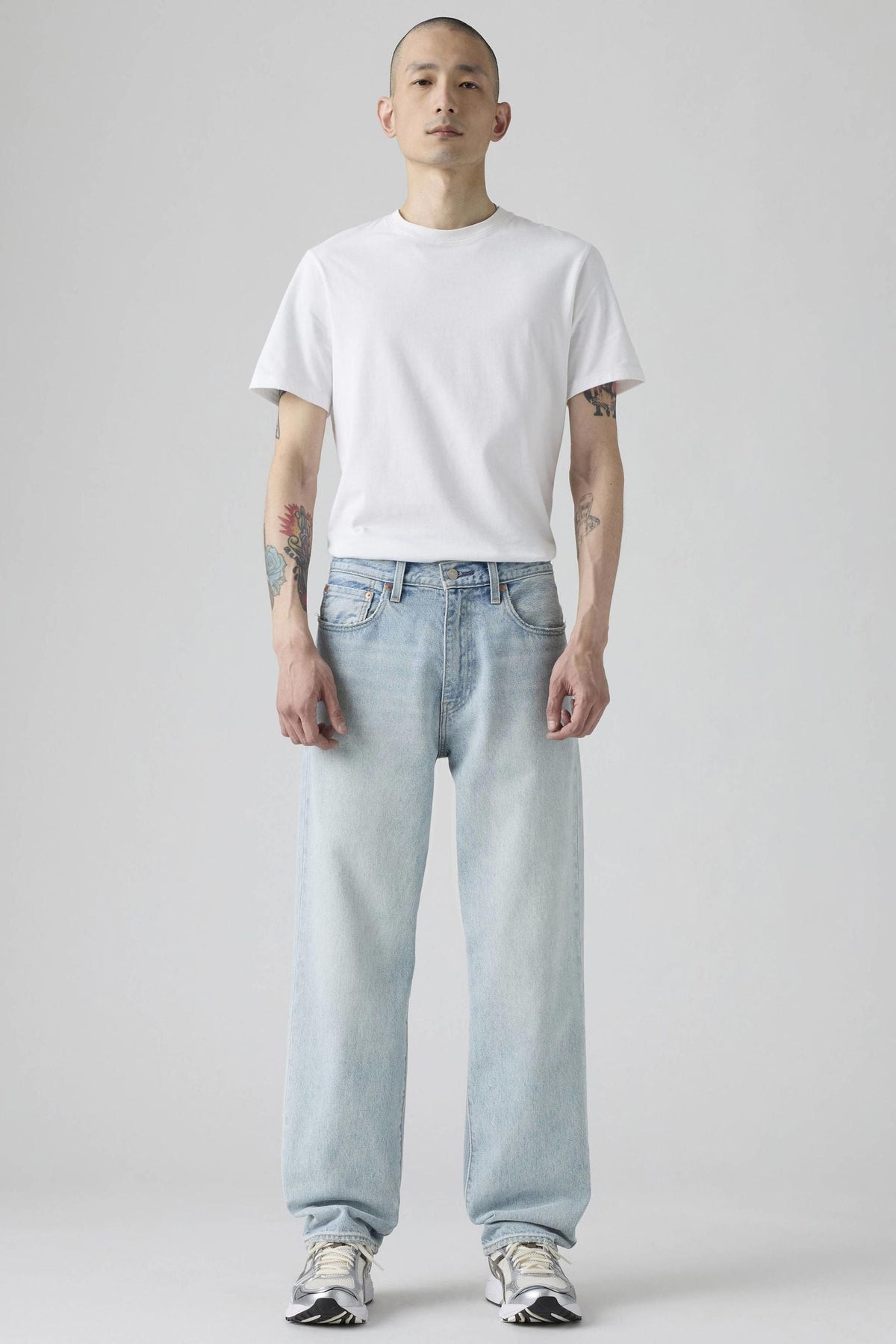 Levi's Jeans Uomo 568 Loose Straight 90370062 Azzurro - Jeans Uomo
