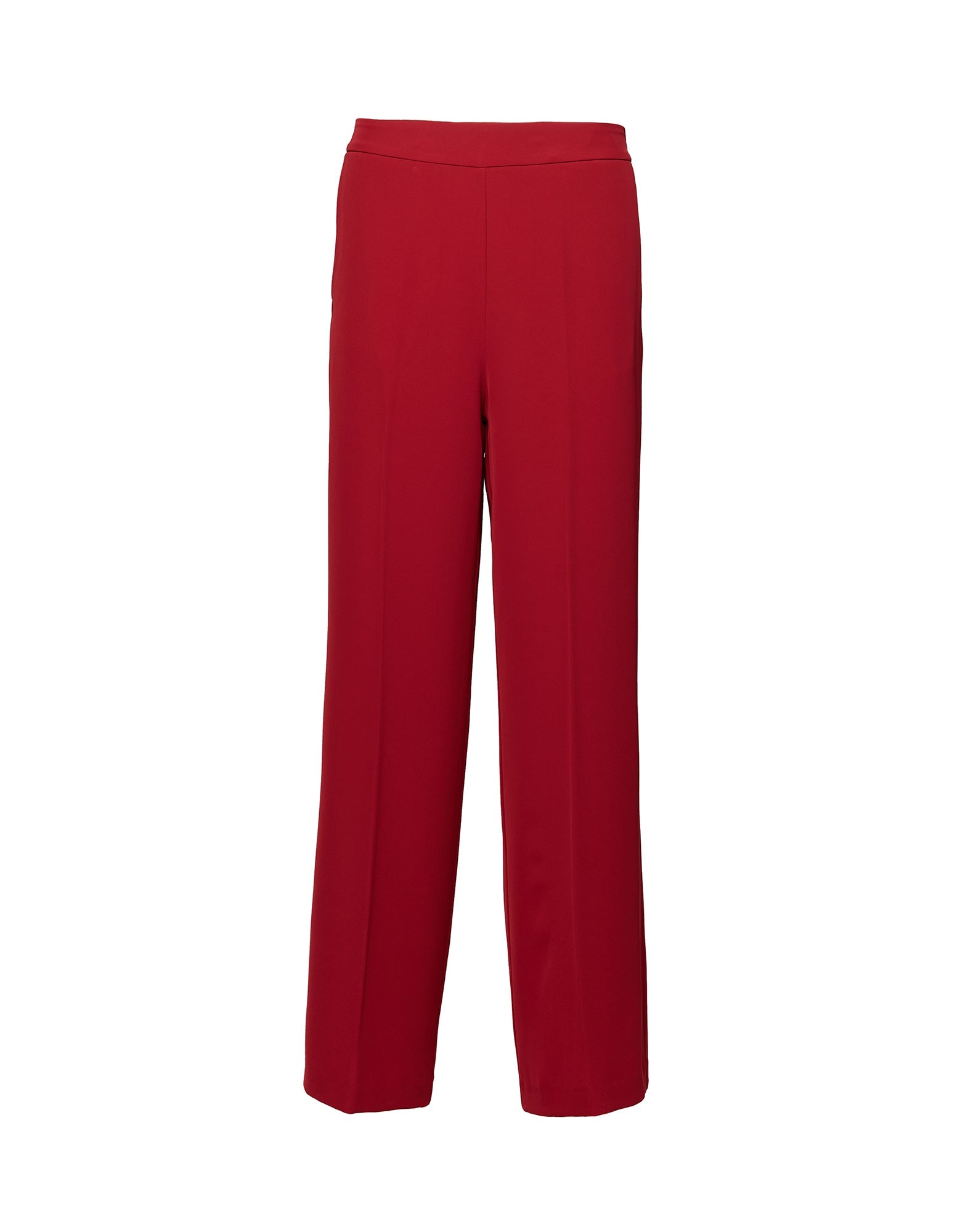 DOUUOD Pantaloni Ampi in Cady Fluido