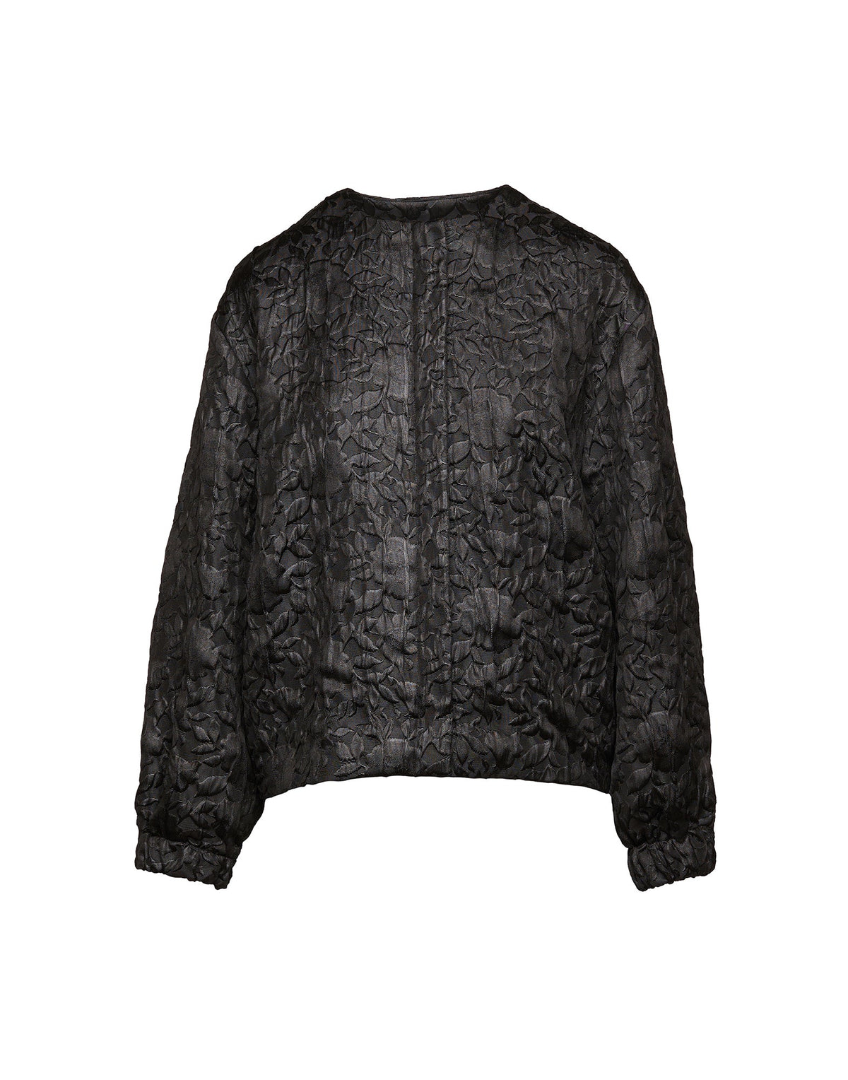 DOUUOD Bomber in Matelassé Floreale Cinzato
