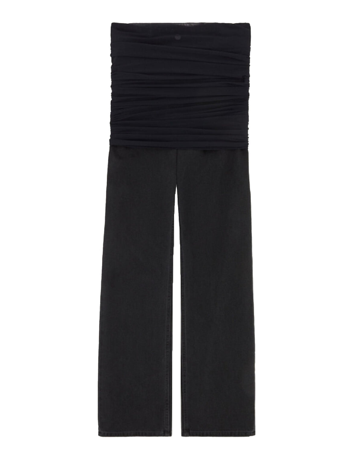 MM6 MAISON MARGIELA Jeans con Sovrapposizioni Neri