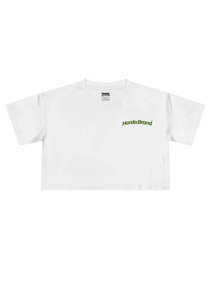 Horda No Fear MS-2378 Senape - T-shirt Cropped Donna