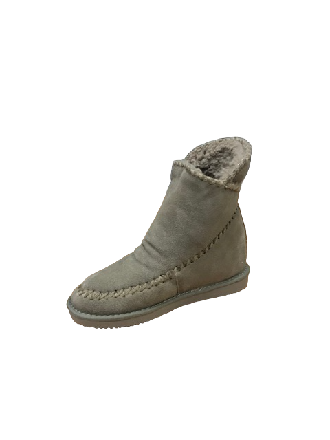 Gioseppo women's suede ankle boot 42114 taupe