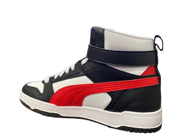 Puma Men's High-Top Sneakers RBD Game 385839 05 white-red-black