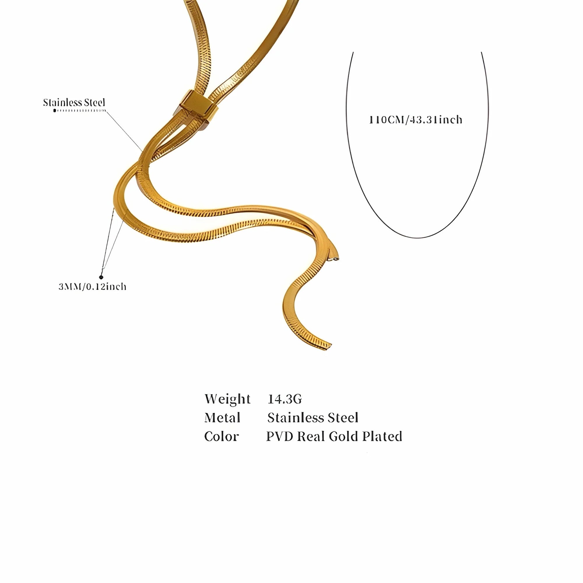 Spano Long Necklace