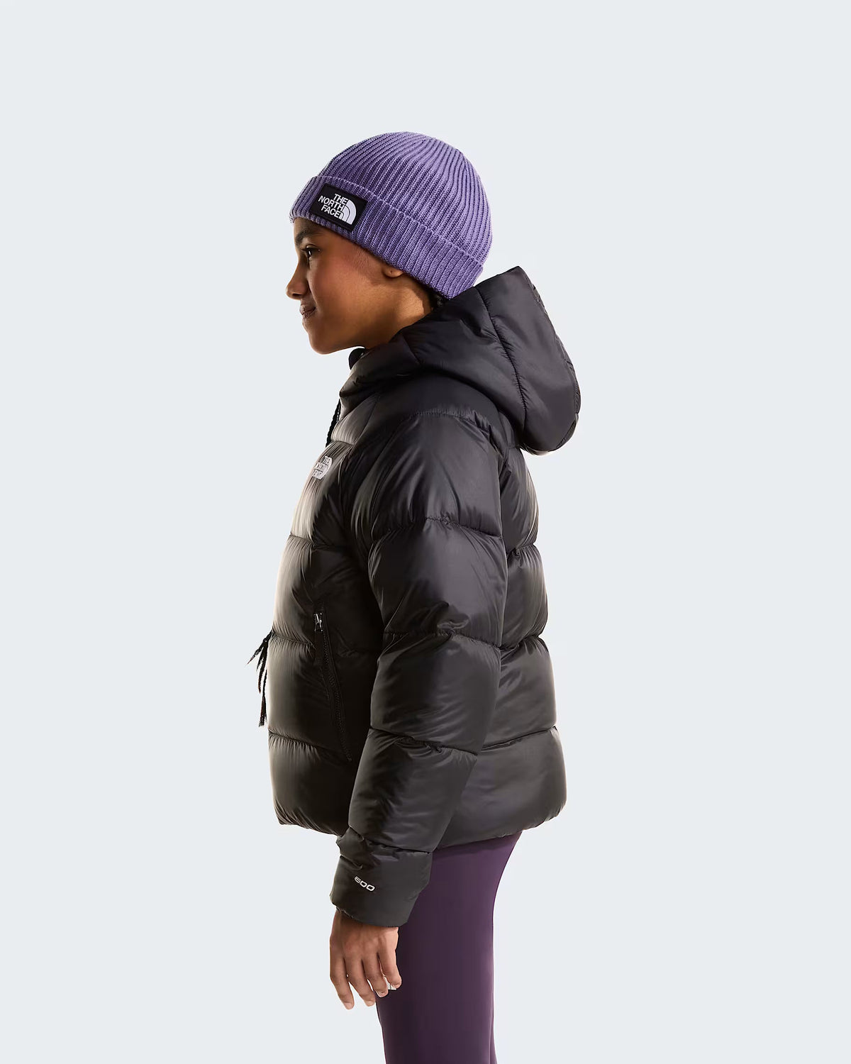 The North Face piumino da ragazza con cappuccio Hydrenalite NF0A8H3WJK3 nero