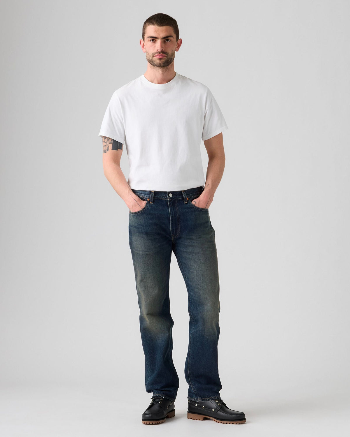 Jeans 555 Relaxed Straight Dark Indigo