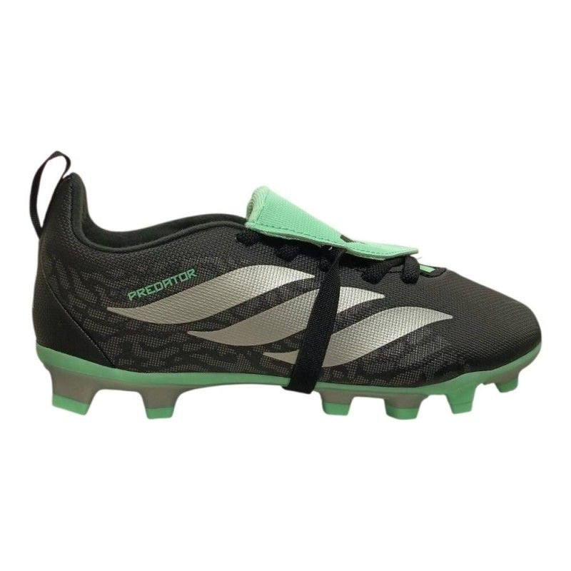 Adidas scarpa da calcio junnior Predator Club FG/MG con linguetta ripiegabile H2098 nera