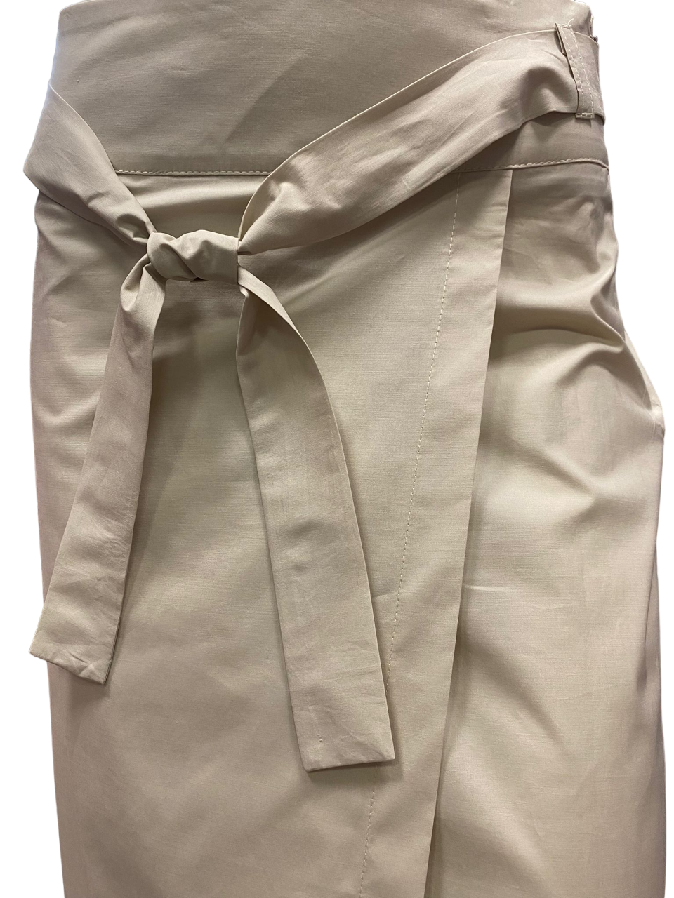 CafèNoir Wrap Skirt with Tie C7JC0103 M013 beige