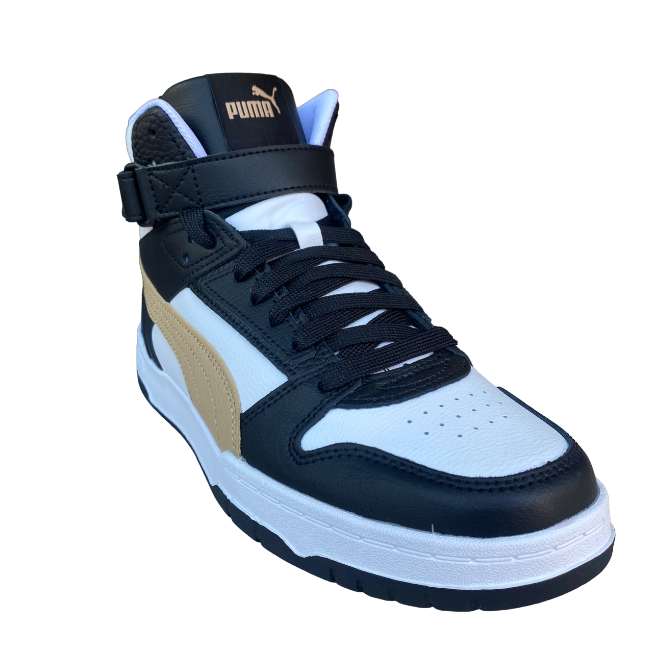 Puma Men's Sneakers RDB Game 385839-21 White-Black-Gold
