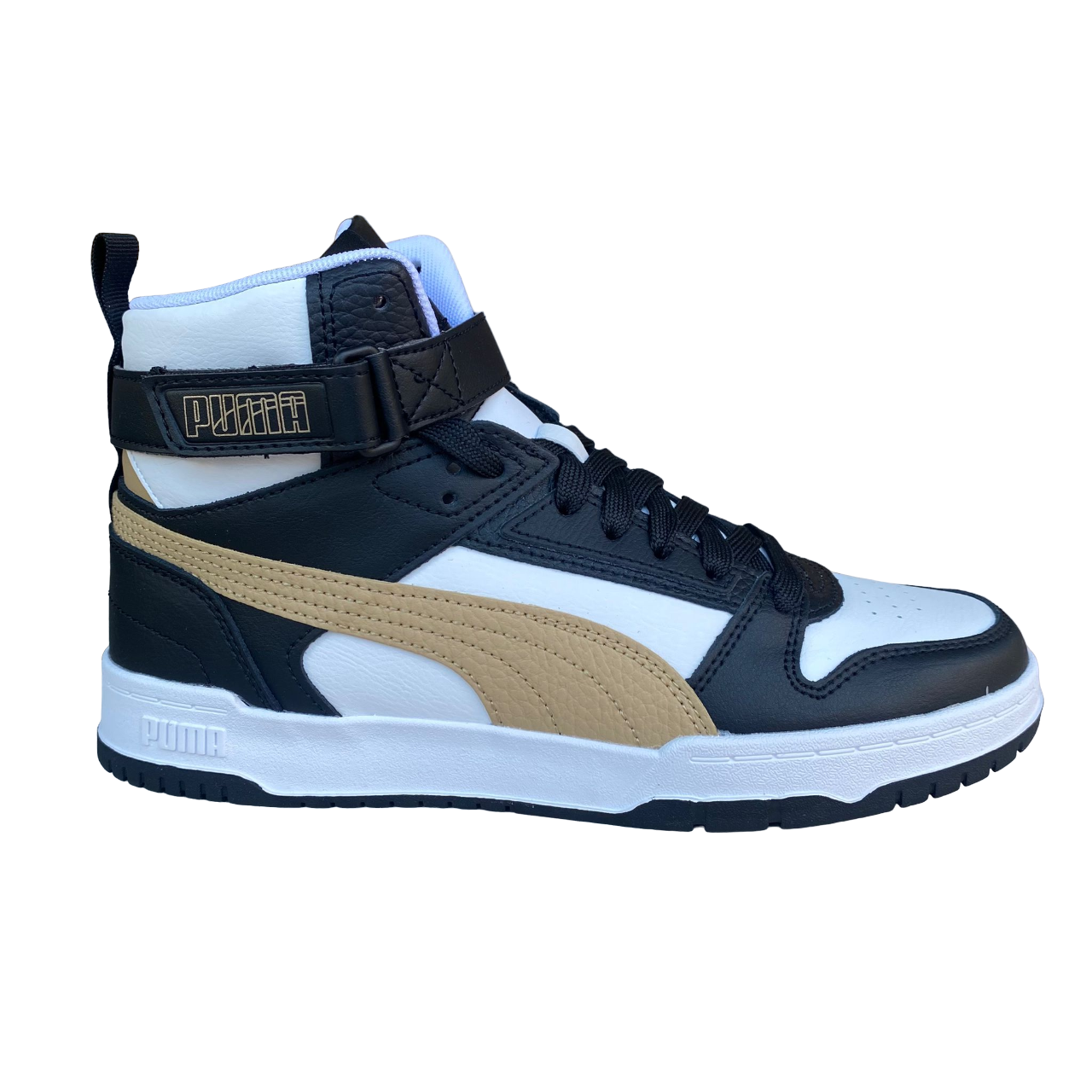 Puma Men's Sneakers RDB Game 385839-21 White-Black-Gold