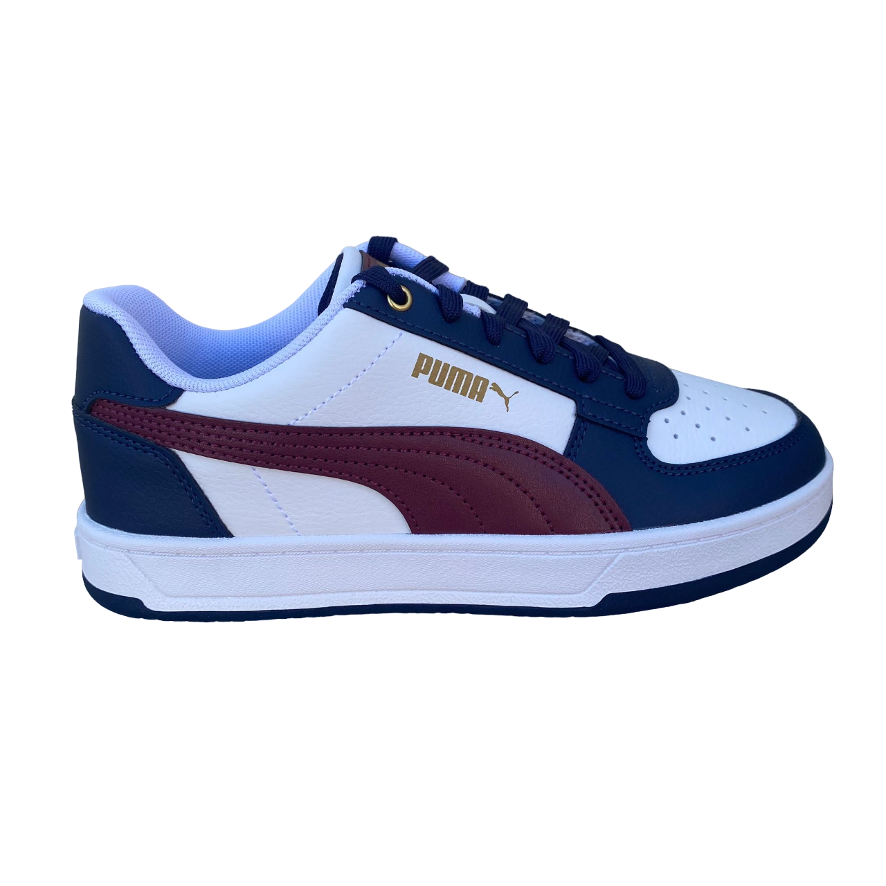 Puma boys' sneakers Caven 2.0 393837-03 white-jasper red-blue