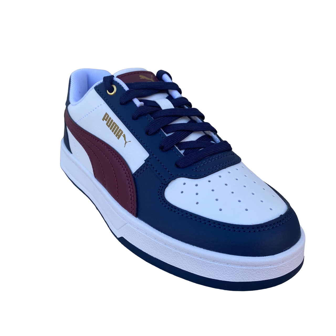 Puma boys' sneakers Caven 2.0 393837-03 white-jasper red-blue