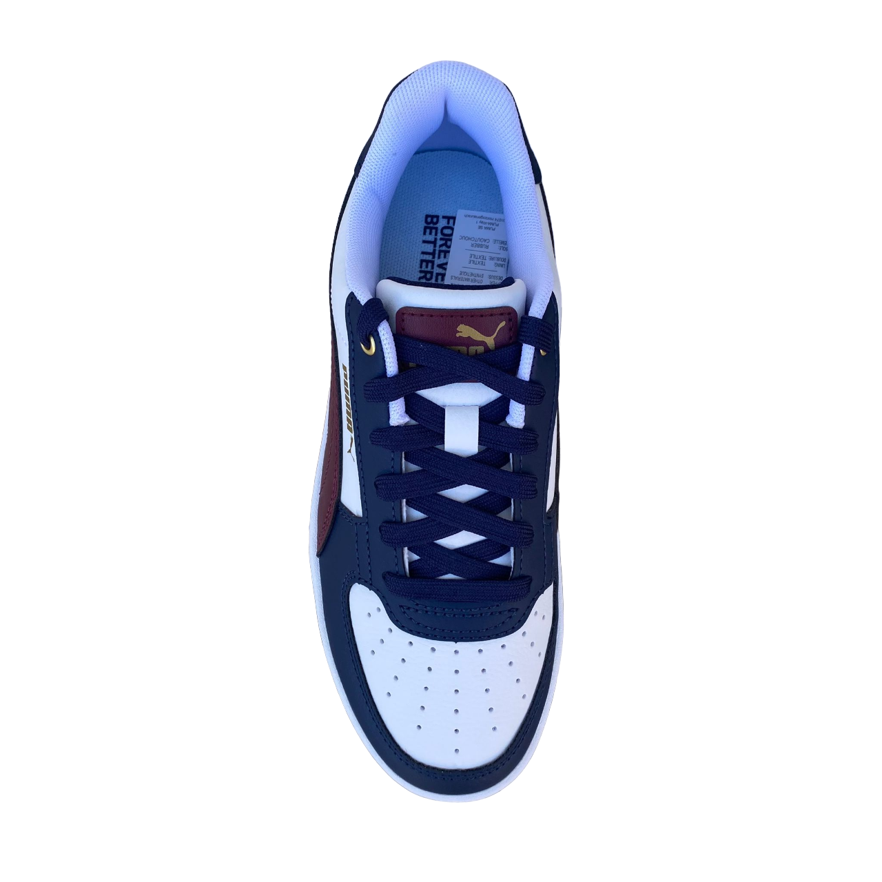 Puma boys' sneakers Caven 2.0 393837-03 white-jasper red-blue