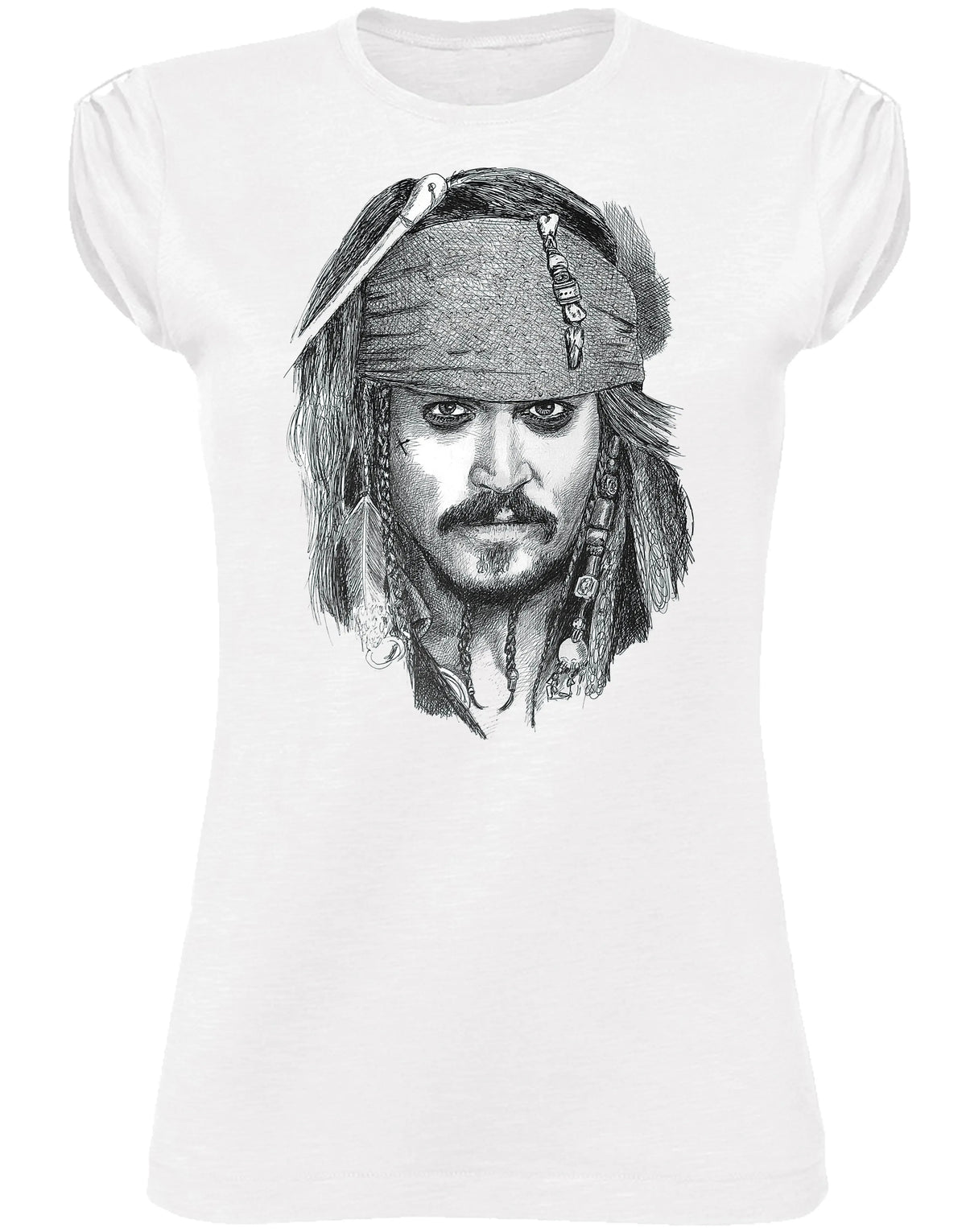 Street Style The Legend Pirata Stilizzato Multicolore - T-shirt Donna