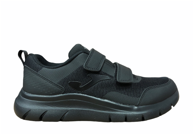Men's Joma Corinto 2101 Velcro Walking Shoes Black - Comfort and Stability