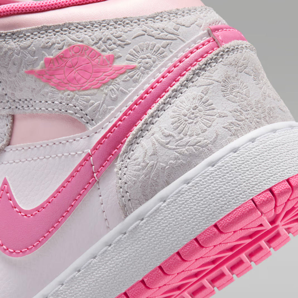 Jordan Lifestyle Sneakers Donna Air Jordan 1 Mid Alt SE Grigio Rosa - II0592-001