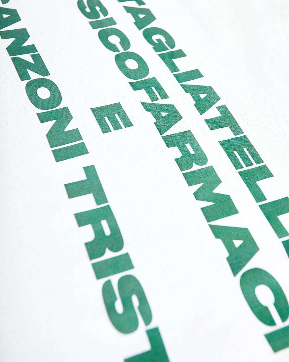 T-Shirt Tagliatelle Bianca