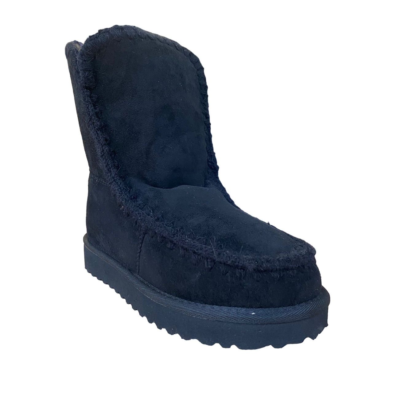 Kejo KJ7101SD Women's Black Suede Ankle Boot