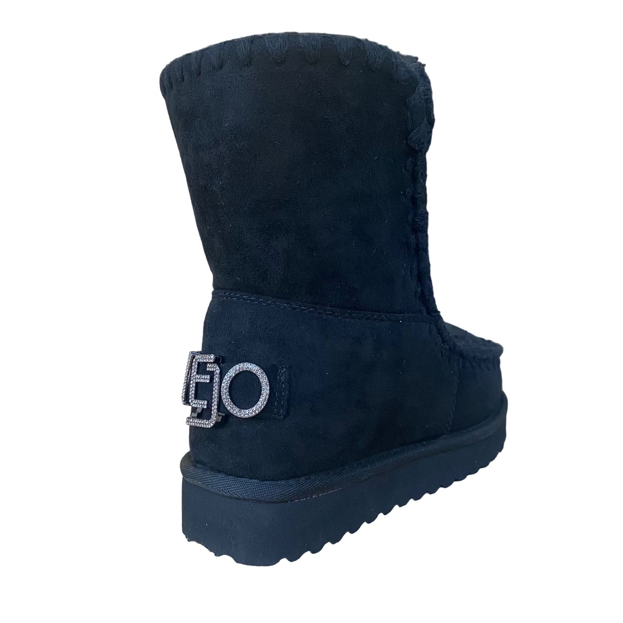 Kejo KJ7101SD Women's Black Suede Ankle Boot