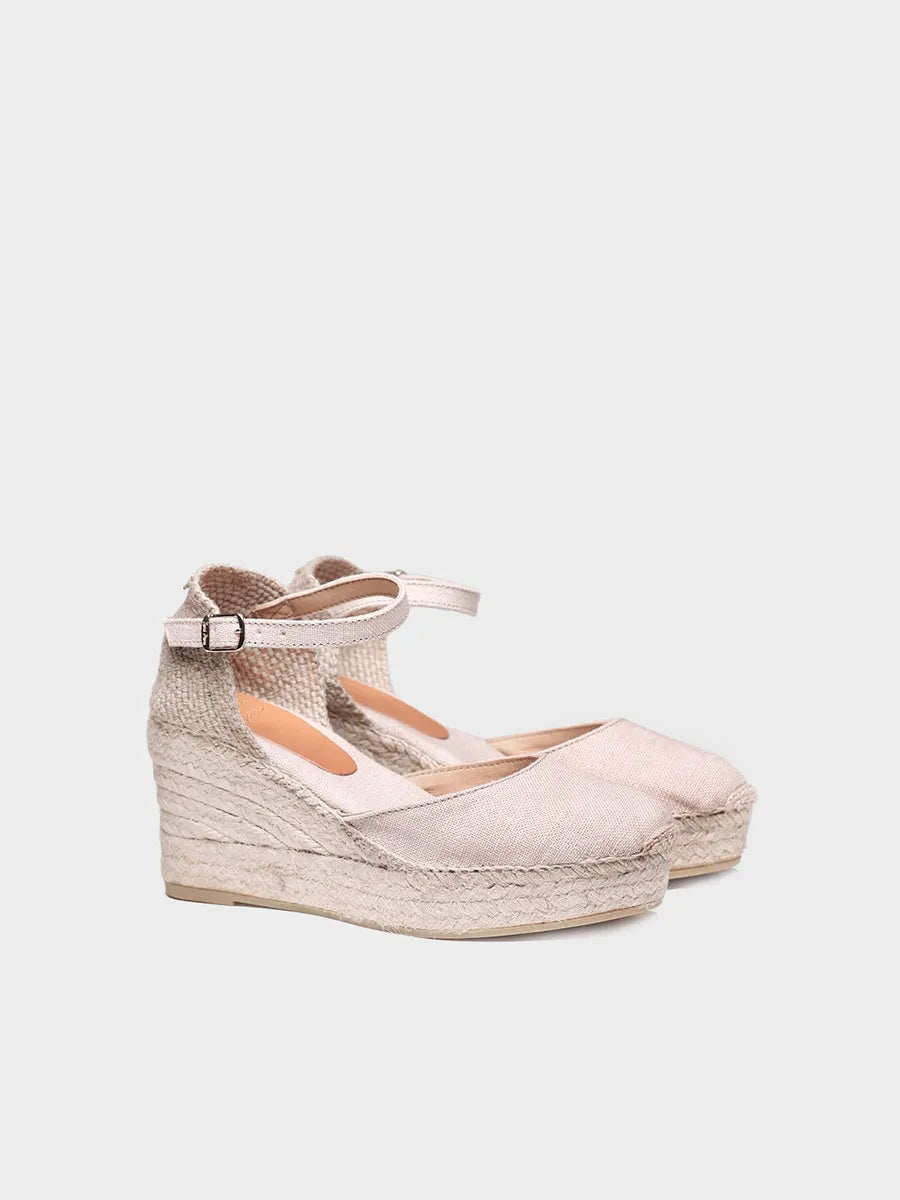 LAIA-NT Espadrillas da donna con zeppa in lino Toni pons