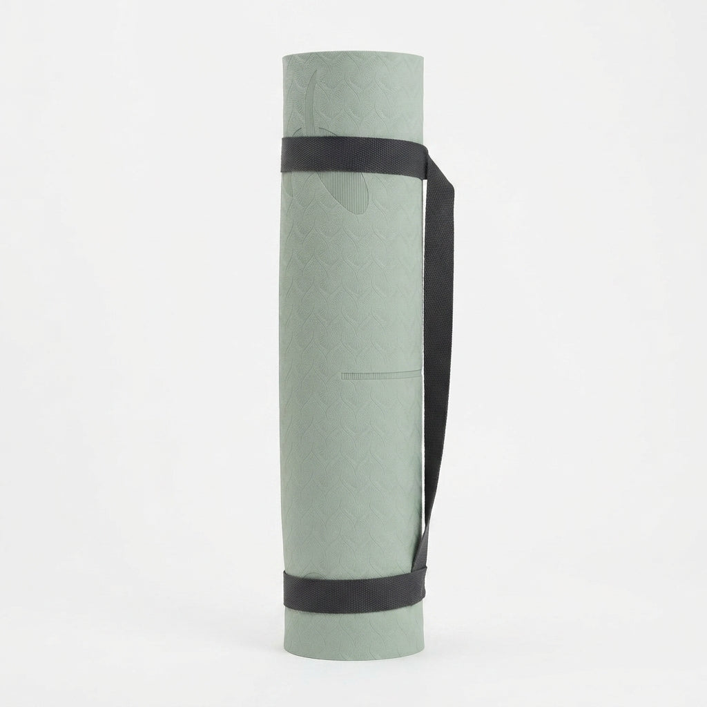 Energetics tappetino yoga  MT TPE dimensioni 183cm x 61cm x 6mm 437850 681 verde
