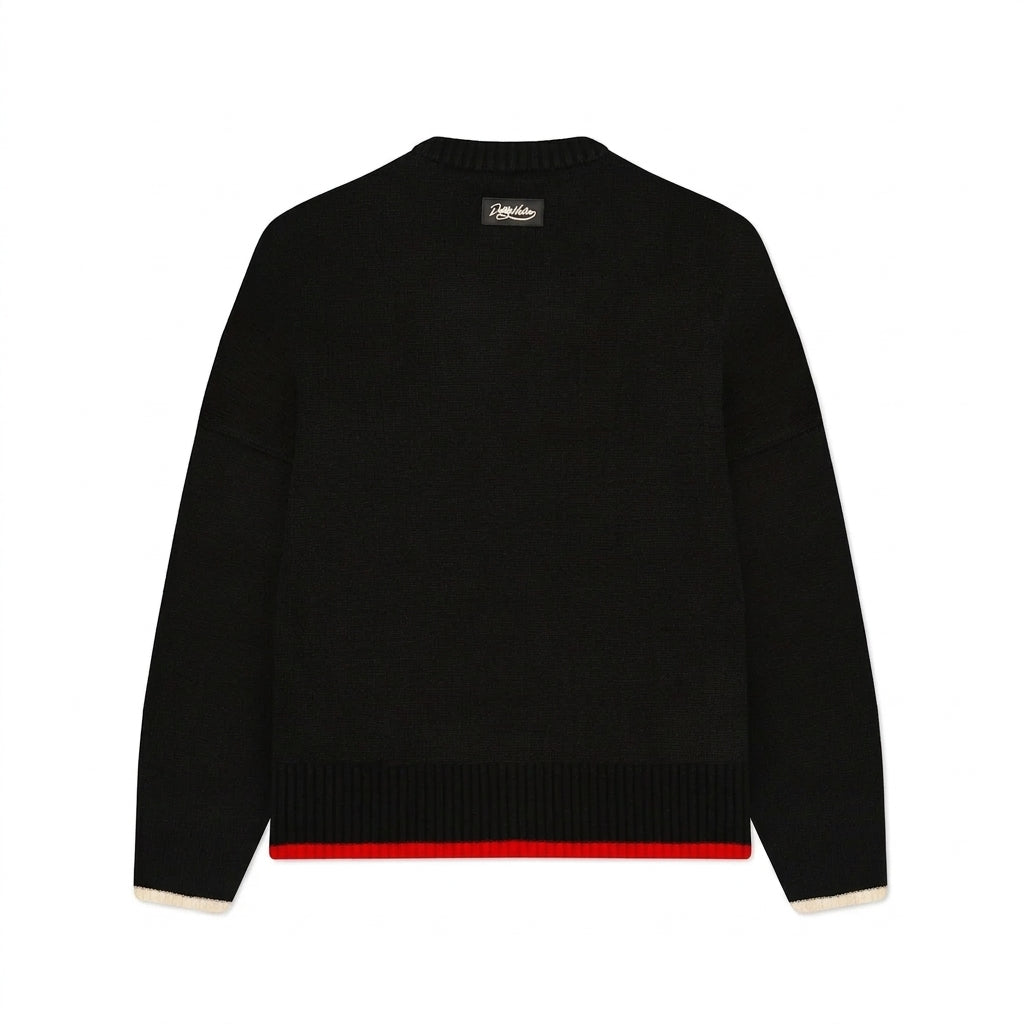 Dolly Noire maglia uomo Mani in alto SV1261-KJ-01 nera