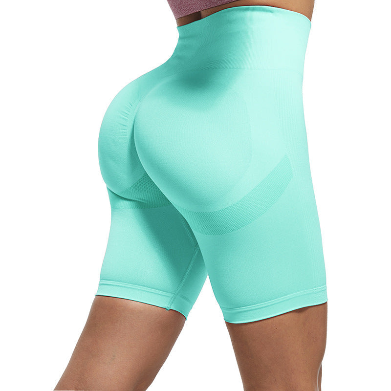 Pantaloncini Leggings Donna Vita Alta Aderenti Traspiranti