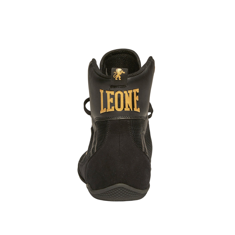Leone 1947 Stivaletti Premium CL110 Nero – Scarpe da Boxe Unisex, Comfort e Stabilità