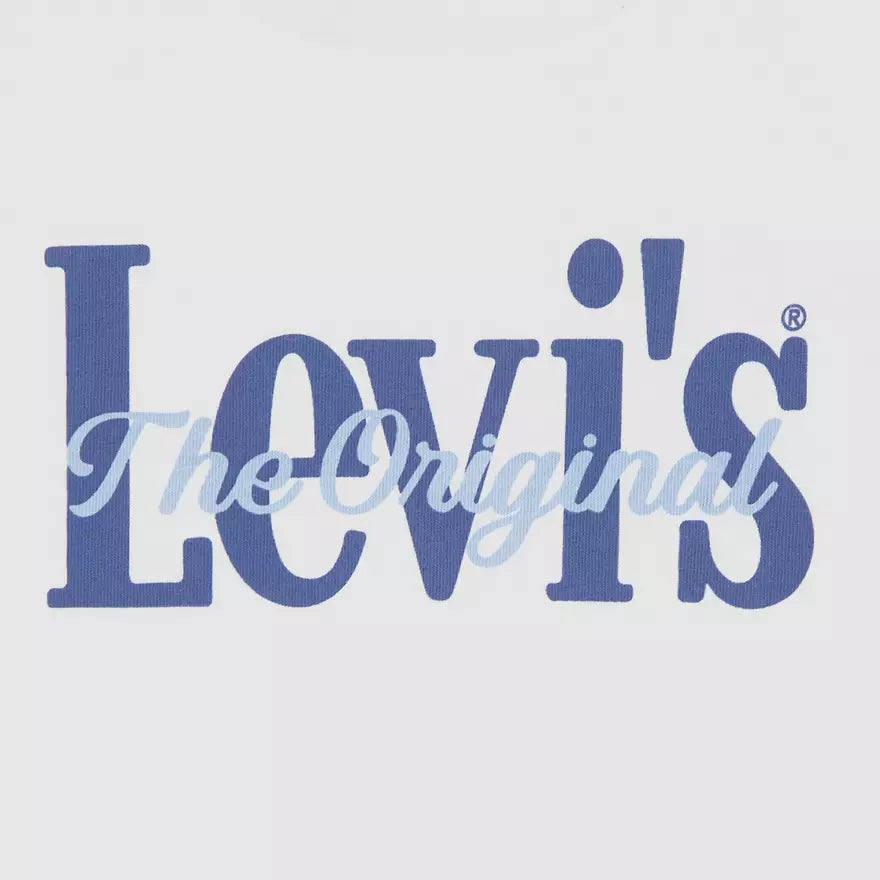 Levi's Kids completo Tee &amp; Denim - T-shirt con stampa - 6EP622-W1T Bianco