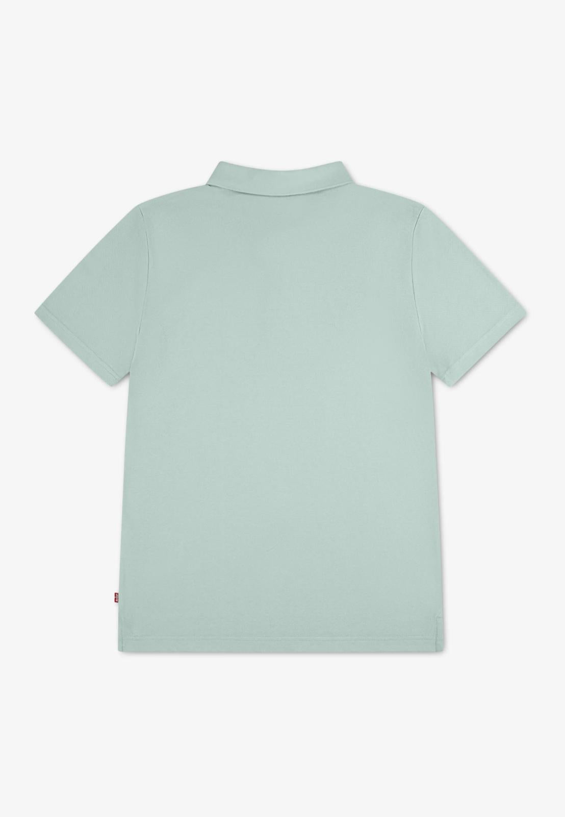 Levi's Kids polo manica corta junior con logo crest 8EA893-FAF cameo green