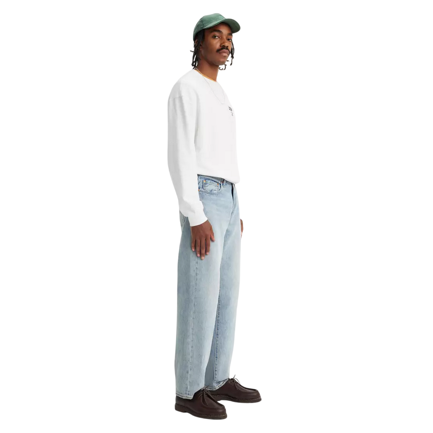 Levi's Jeans Uomo 568 Gamba Dritta 29037-0062 Baby Blue Essentials