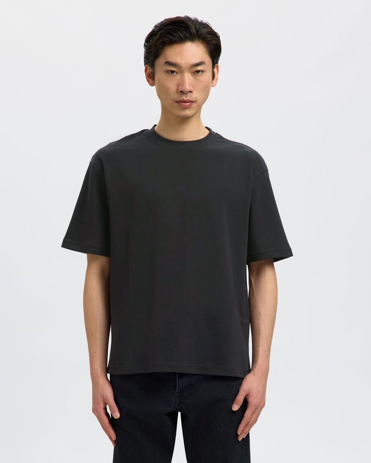 T-Shirt Loose Oscar Nero 3 Pack Nero