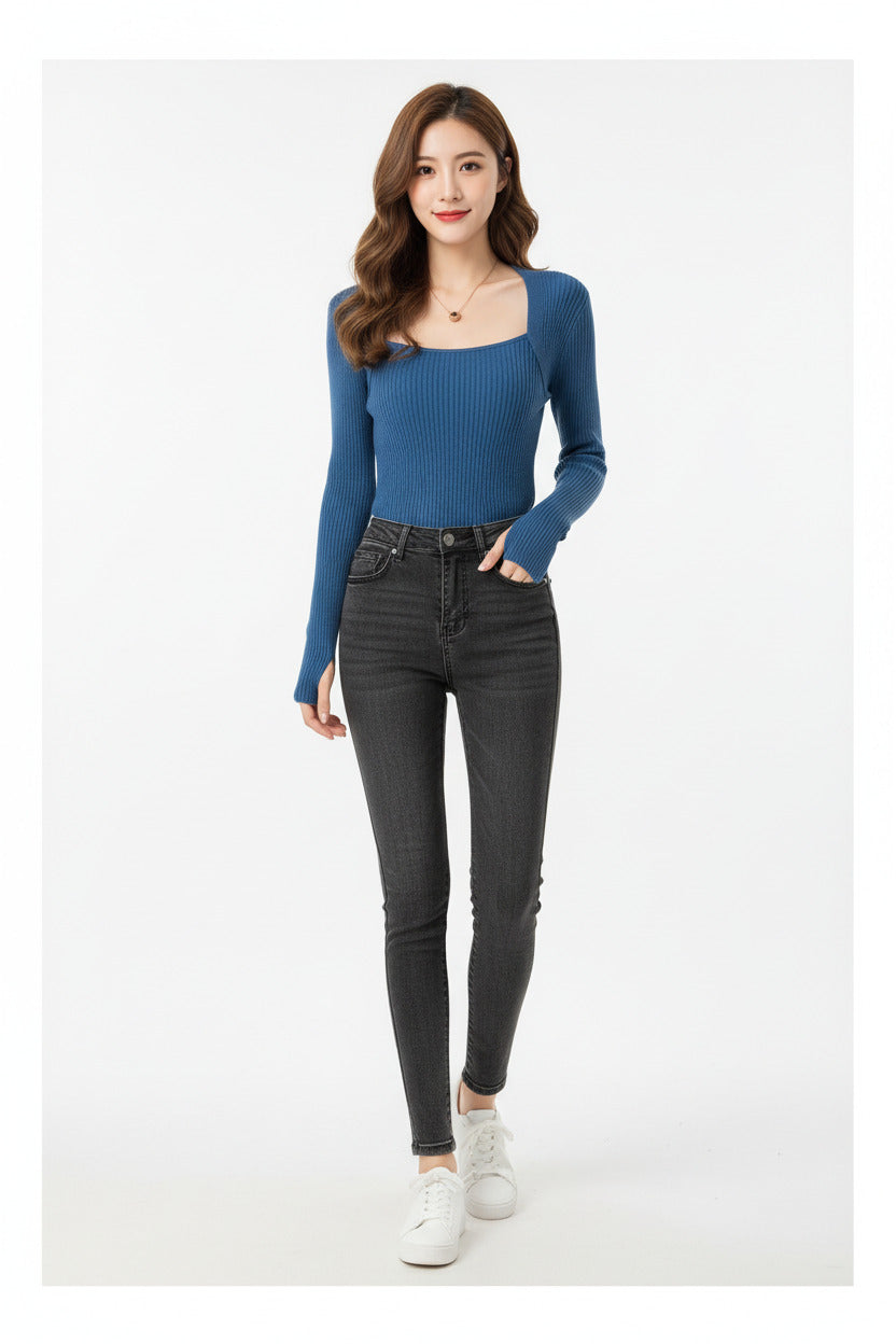 Maglia Pullover Donna Autunno Inverno Morbida e Calda – Casual Elegante