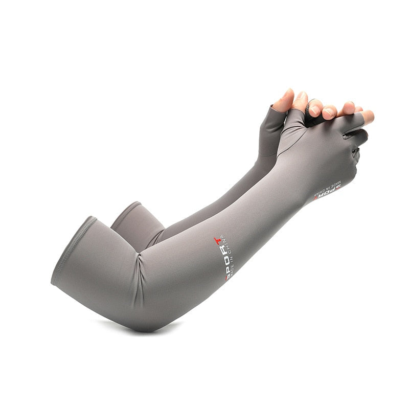 Manicotti Sportivi UV per Ciclismo e Running con Protezione Solare | Mezze Dita
