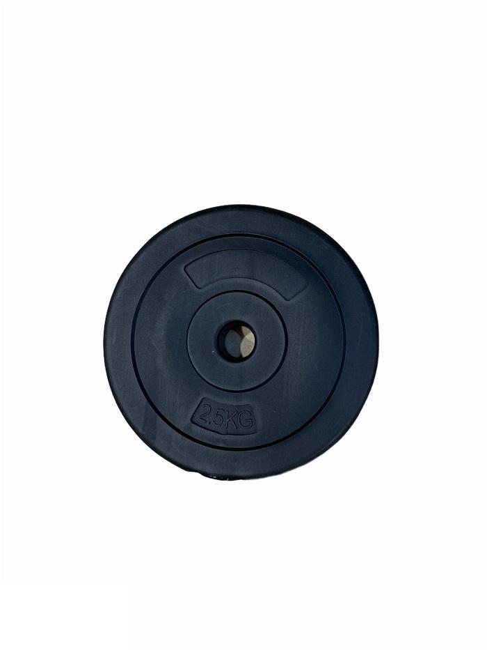 Contes Set Coppia Manubri da 30Kg cemento rivestito in plastica (2x15kg) OW1304 nero