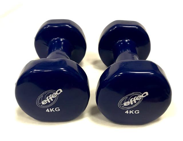 Effeasport Manubri Vinile 8kg Blu 813 - Coppia