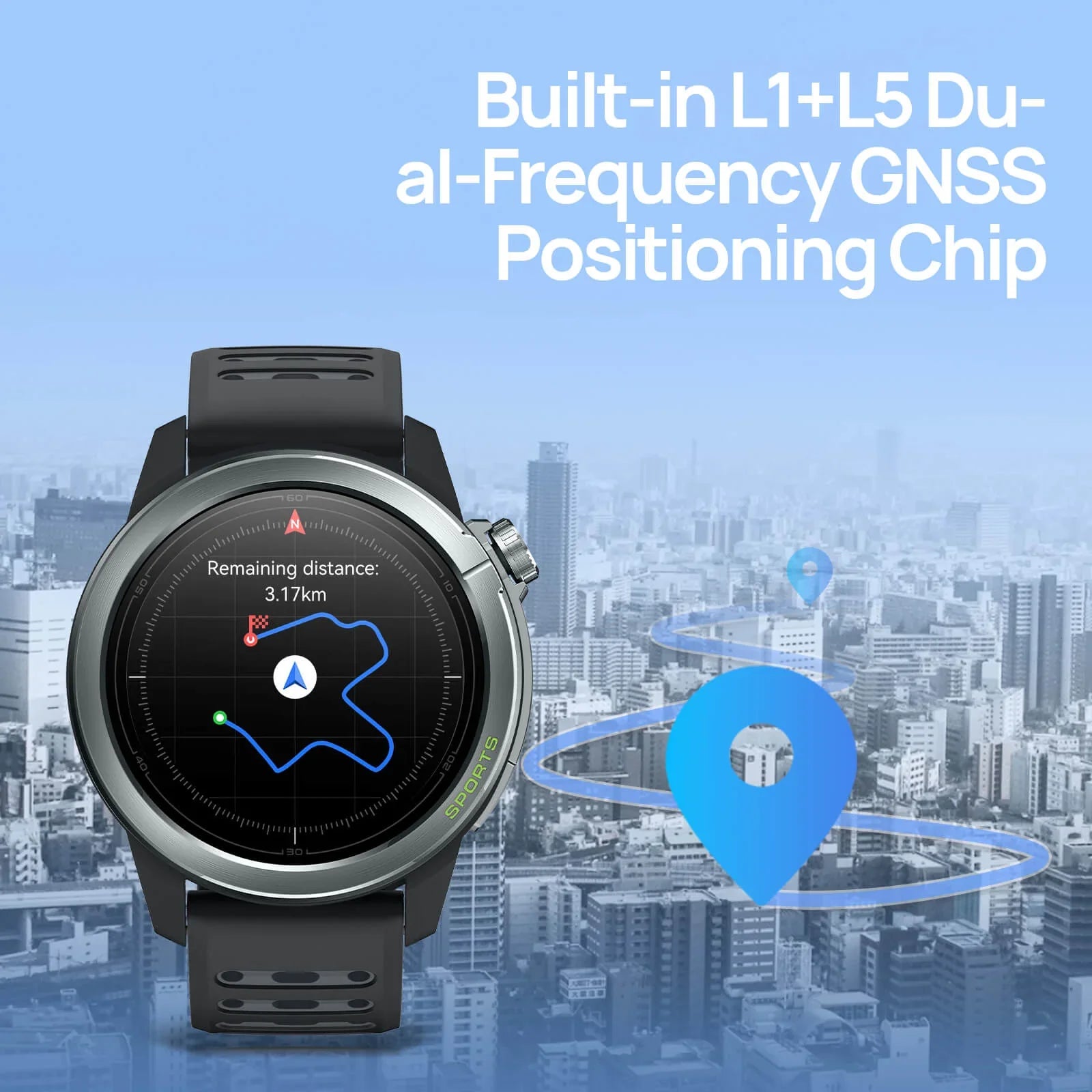 MIBRO - GS Active2 smartwatch Padel Pro, Running, 150+ sport. AMOLED, GPS, autonomia 20gg